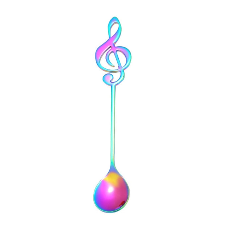 Creative Musical Note Spoon Coffee Stirring Scoop Stainless Steel Titanium Music Bar Spoon Gift Spoon(Colorful) - free shipping - PMC TechLife - Order now!