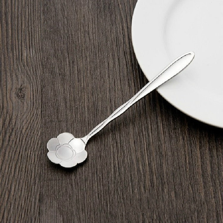 3 PCS Stainless Steel Household Creative Flower Spoon Coffee Stirring Spoon, Style:Sun Flower Spoon - free shipping - PMC TechLife - Order now!