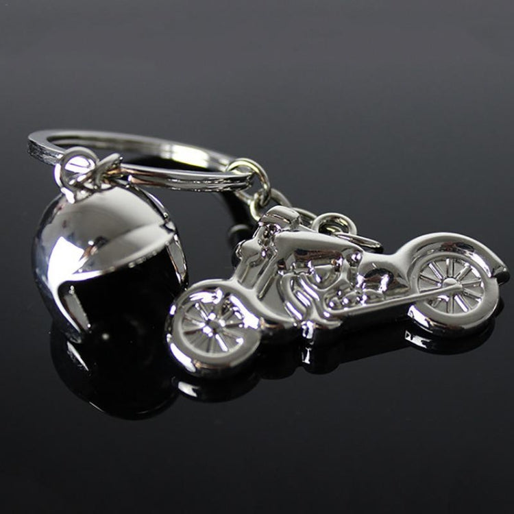 Classic 3D Simulation Model Of Motorcycle Motorcycle Helmet Charms Creation Alloy Key Chain Key Holder Car Key - Key Rings by PMC Jewellery | Online Shopping South Africa | PMC Jewellery