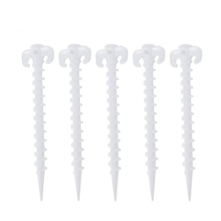 10 PCS/Set Luminous Camping Canopy Tent Ground Screw Pegs Horn Nails Outdoor Climbing Tent Plastic Nails Tent Accessories - Tents & Accessories by PMC TechLife | Online Shopping South Africa | PMC TechLife