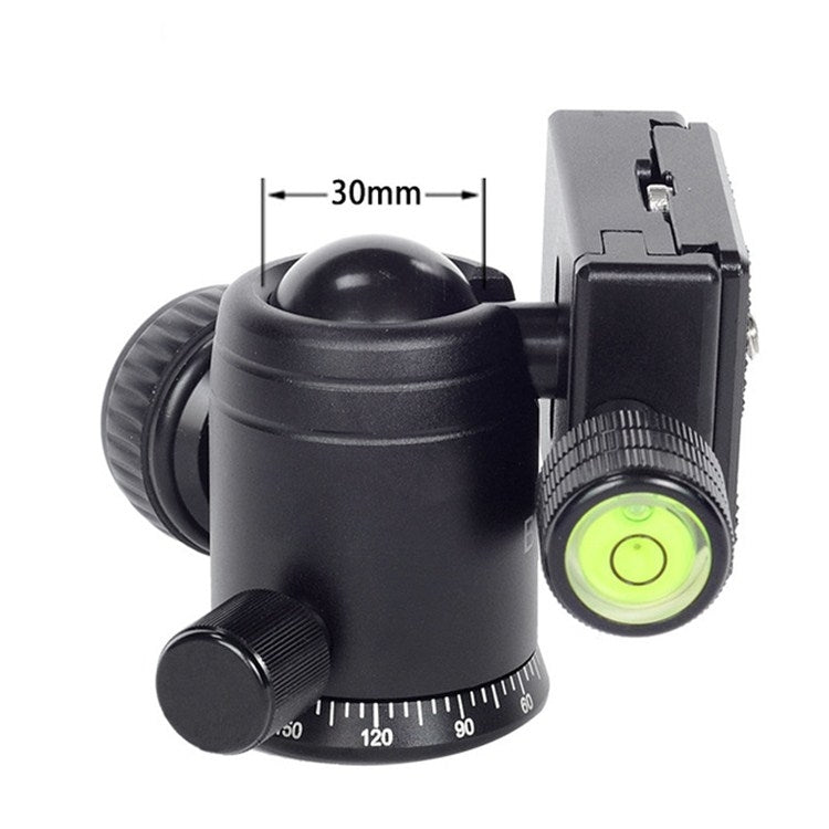 BEXIN 360 Degree Rotation Aluminum Alloy Tripod 30mm Ball Head with Quick Release Plate - free shipping - PMC TechLife - Order now!