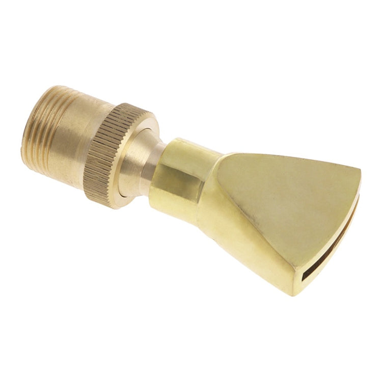Water View Rockery Fountain All Copper Stainless Steel Adjustable Universal Fan-shaped Flat Nozzle, Size:2���(Brass) - Watering & Irrigation by PMc TechLife | Online Shopping South Africa | PMc TechLife | Buy Now Pay Later Mobicred
