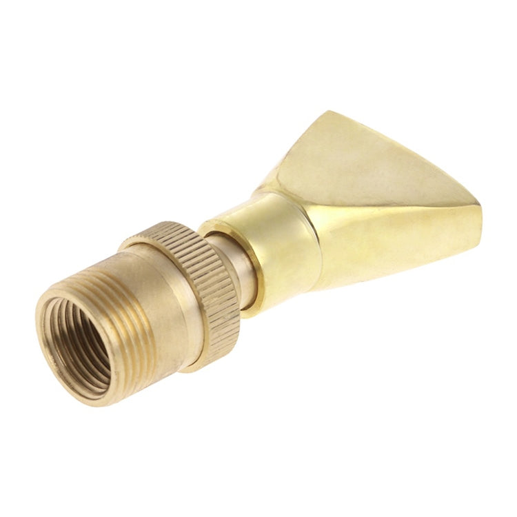 Water View Rockery Fountain All Copper Stainless Steel Adjustable Universal Fan-shaped Flat Nozzle, Size:2���(Brass) - Watering & Irrigation by PMc TechLife | Online Shopping South Africa | PMc TechLife | Buy Now Pay Later Mobicred