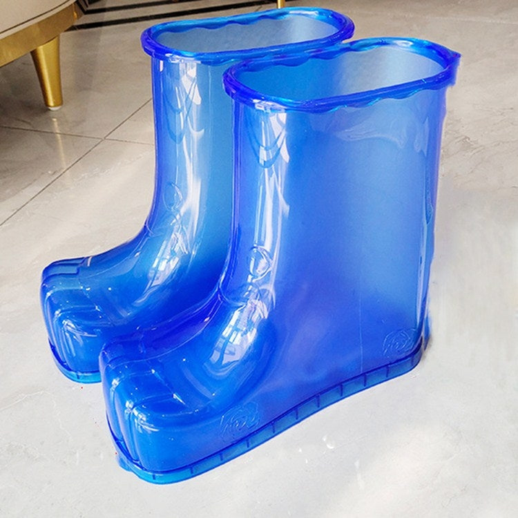 Magnet Portable Household Plastic High Tube Bubble Foot Shoes Bubble Bucket, Size:Height 28CM 45 Yards(Blue) - free shipping - PMC TechLife - Order now!