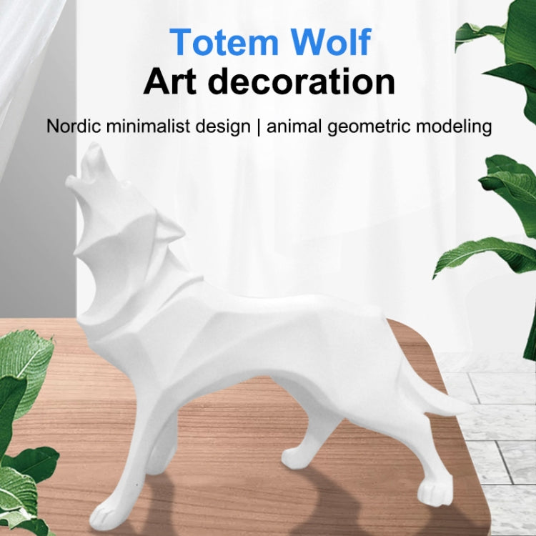 Nordic Animal Resin Handicraft Ornament(White) - Desktop Ornaments by PMC Jewellery | Online Shopping South Africa | PMC Jewellery