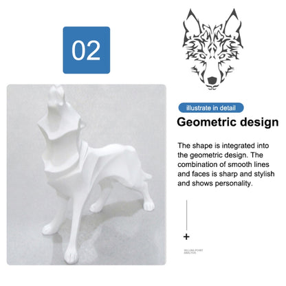 Nordic Animal Resin Handicraft Ornament(Silver) - Desktop Ornaments by PMC Jewellery | Online Shopping South Africa | PMC Jewellery