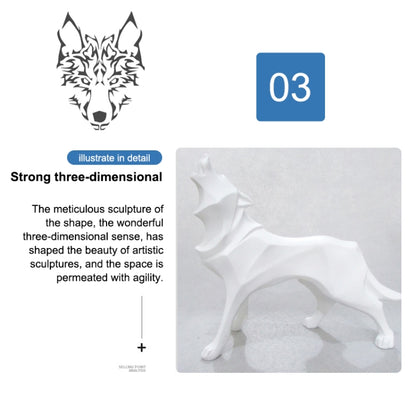 Nordic Animal Resin Handicraft Ornament(Silver) - Desktop Ornaments by PMC Jewellery | Online Shopping South Africa | PMC Jewellery