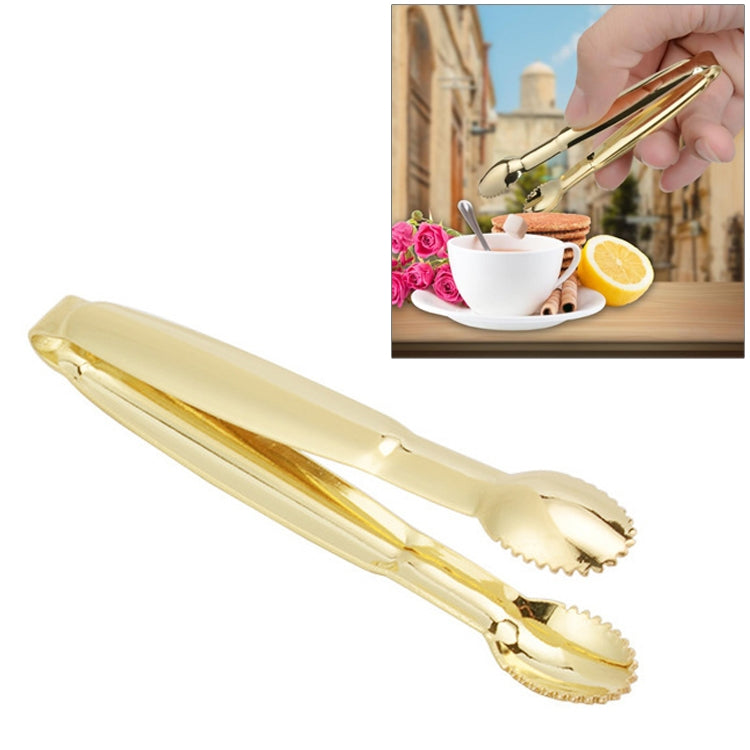 Stainless Steel Coffee Sugar Clip Kitchen Bar Clip(Gold) - Food Clips & Clips by PMC Jewellery | Online Shopping South Africa | PMC Jewellery