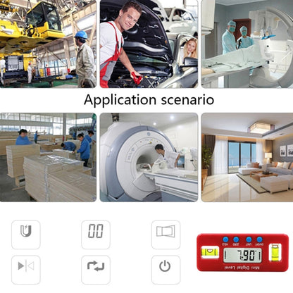 100mm Mini Electronic Digital Strong Magnetism Spirit Level Angle Board - Measuring Tools by PMC Jewellery | Online Shopping South Africa | PMC Jewellery