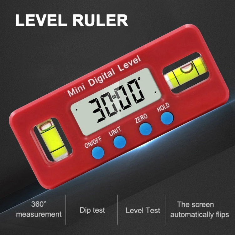 100mm Mini Electronic Digital Strong Magnetism Spirit Level Angle Board - Measuring Tools by PMC Jewellery | Online Shopping South Africa | PMC Jewellery