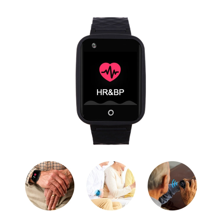 REACHFAR RF-V46-A GPS Smart Tracker WatchBand, Support SOS / Camera / Health Management / 4G LTE / Blood Pressure / Heart Rate, For Asia / Europe / Africa / Australia(Black) - Personal Tracker by PMC TechLife | Online Shopping South Africa | PMC TechLife