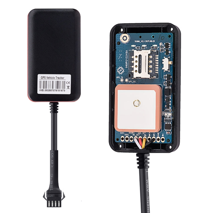 TK108 2G 4PIN Realtime Car Truck Vehicle Tracking GSM GPRS GPS Tracker, Support AGPS with Relay and Battery - Car Tracker by PMC TechLife | Online Shopping South Africa | PMC TechLife