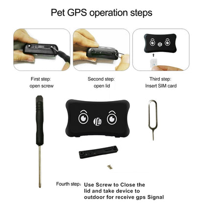 TK200 2G IP67 Waterproof GPS / GPRS / GSM Personal / Goods /  Pet / Bag Locator Pet Collar Real-time Tracking Device - Pet Tracker by PMC Jewellery | Online Shopping South Africa | PMC Jewellery