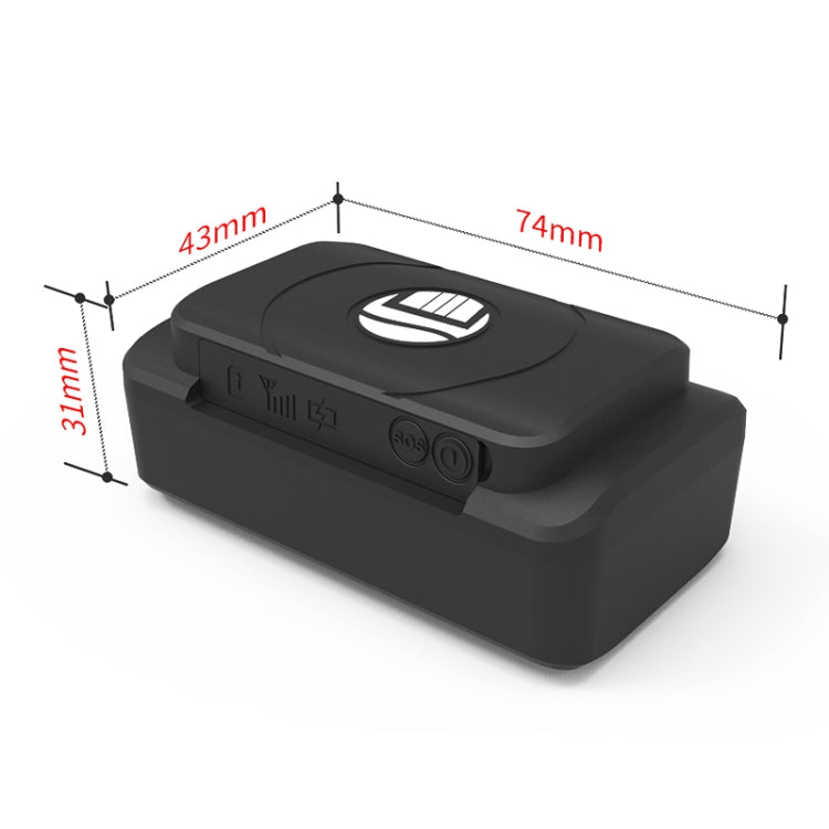 TK202A 2G Car Truck Vehicle Tracking GSM GPRS GPS Tracker Support AGPS, Battery Capacity: 6500MA - Car Tracker by PMC Jewellery | Online Shopping South Africa | PMC Jewellery