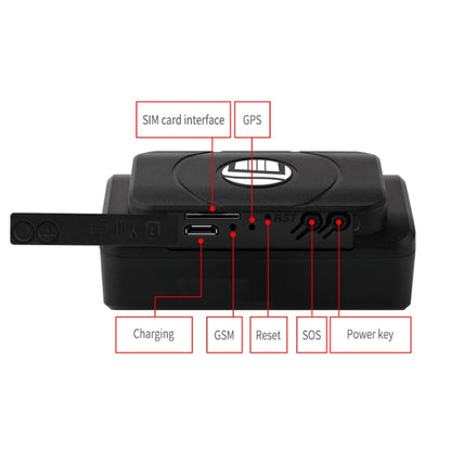 TK202B 2G Car Truck Vehicle Tracking GSM GPRS GPS Tracker Support AGPS, Battery Capacity: 5000MA - Car Tracker by PMC Jewellery | Online Shopping South Africa | PMC Jewellery