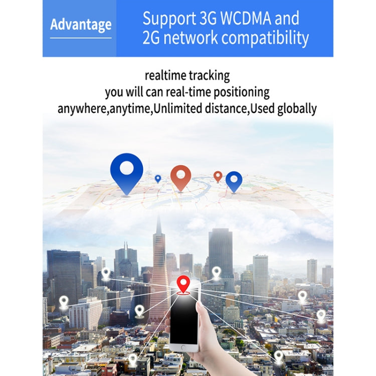 TK203 3G GPS / GPRS / GSM Personal / Goods /  Pet / Bag Locator Pet Collar Real-time Tracking Device - Pet Tracker by PMC TechLife | Online Shopping South Africa | PMC TechLife | Buy Now Pay Later Mobicred