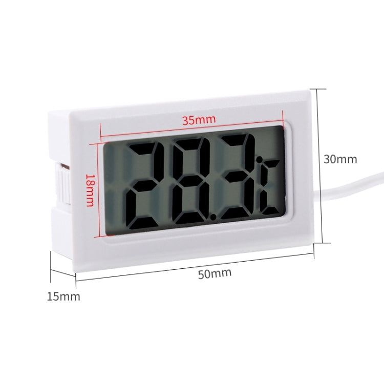 Mini LCD Indoor Digital Thermometer (Celsius Display) (White) - Indoor Thermometer by PMC Jewellery | Online Shopping South Africa | PMC Jewellery | Buy Now Pay Later Mobicred