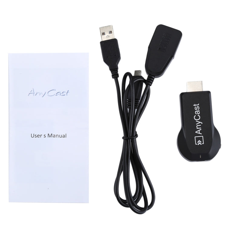 M2 Plus Wireless WiFi Display Dongle Receiver Airplay Miracast DLNA 1080P HDMI TV Stick for iPhone, Samsung, and other Android Smartphones(Black) - Wireless Display Dongle by PMC TechLife | Online Shopping South Africa | PMC TechLife