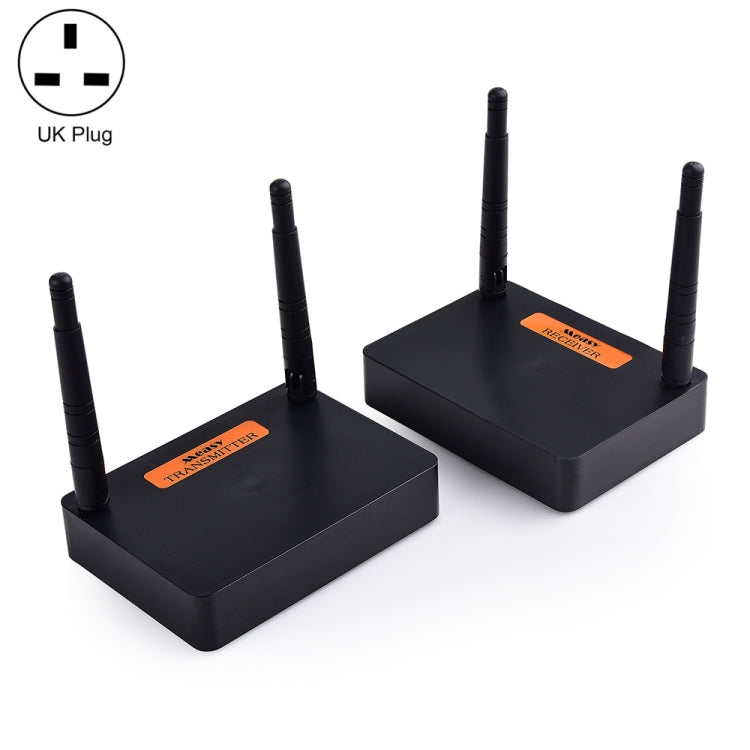 Measy FHD676 Full HD 1080P 3D 5-5.8GHz Wireless HDMI Transmitter (Transmitter + Receiver) Transmission Distance: 200m, Specifications:UK Plug - Set Top Box & Accessories by Measy | Online Shopping South Africa | PMC Jewellery | Buy Now Pay Later Mobicred