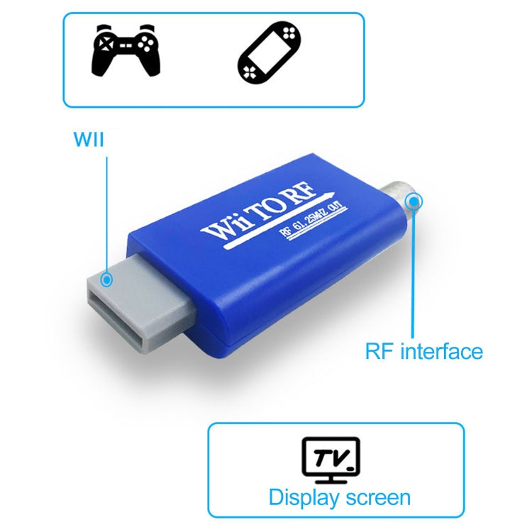 61.25MHz Wii to RF TV Signal Converter - DVB-T & Analog Solutions by PMC Jewellery | Online Shopping South Africa | PMC Jewellery | Buy Now Pay Later Mobicred