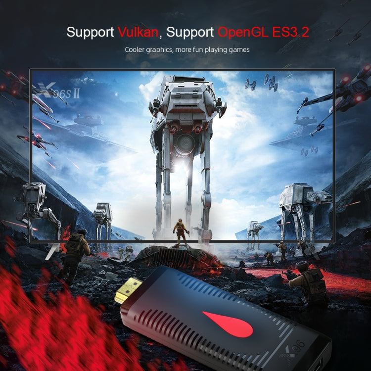 X96 S400 Android 10.0 Mini TV Stick, Allwinner H313 Quad Core ARM Cortex A53, 2GB + 16GB, Support WiFi, HDMI, TF Card, USB - Android TV Sticks by PMC TechLife | Online Shopping South Africa | PMC TechLife