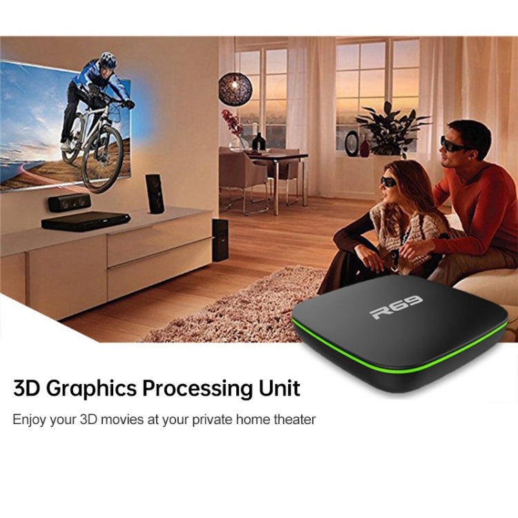 R69 1080P HD Smart TV BOX Android 4.4 Media Player with Remote Control, Quad Core Allwinner H3, RAM: 1GB, ROM: 8GB, 2.4G WiFi, LAN, UK Plug - Allwinner H3 by PMC TechLife | Online Shopping South Africa | PMC TechLife | Buy Now Pay Later Mobicred