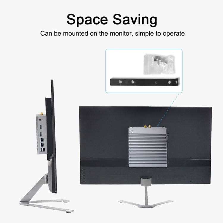 K660S Windows and Linux System Mini PC, Intel Celeron Processor N2840 Quad-Core 1.83- 2.25GHz, 8GB RAM + 128GB SSD, AU Plug - Windows Mini PCs by PMc TechLife | Online Shopping South Africa | PMc TechLife | Buy Now Pay Later Mobicred