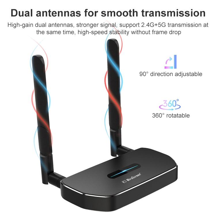 MiraScreen Q5+R1 4K Smart Wireless Assistance System - DVB-T & Analog Solutions by PMC Jewellery | Online Shopping South Africa | PMC Jewellery | Buy Now Pay Later Mobicred