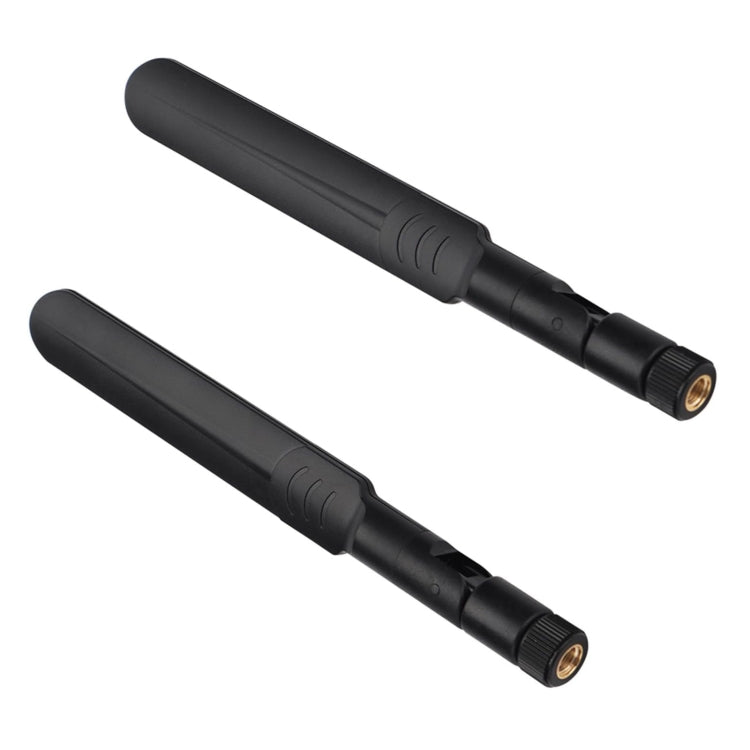 2 x 6dBi 2.4GHz 5GHz Dual Band WiFi RP-SMA Male Antenna + 2 x 35CM RP-SMA IPEX MHF4 Pigtail Cable for M.2 NGFF WiFi WLAN Card (Black) - DVB-T & Simulation Antenna by PMc TechLife | Online Shopping South Africa | PMc TechLife | Buy Now Pay Later Mobicred