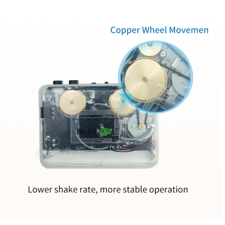 YY001 USB Cassette Player Tape To MP3 Converter - Tape Converter by PMC TechLife | Online Shopping South Africa | PMC TechLife | Buy Now Pay Later Mobicred