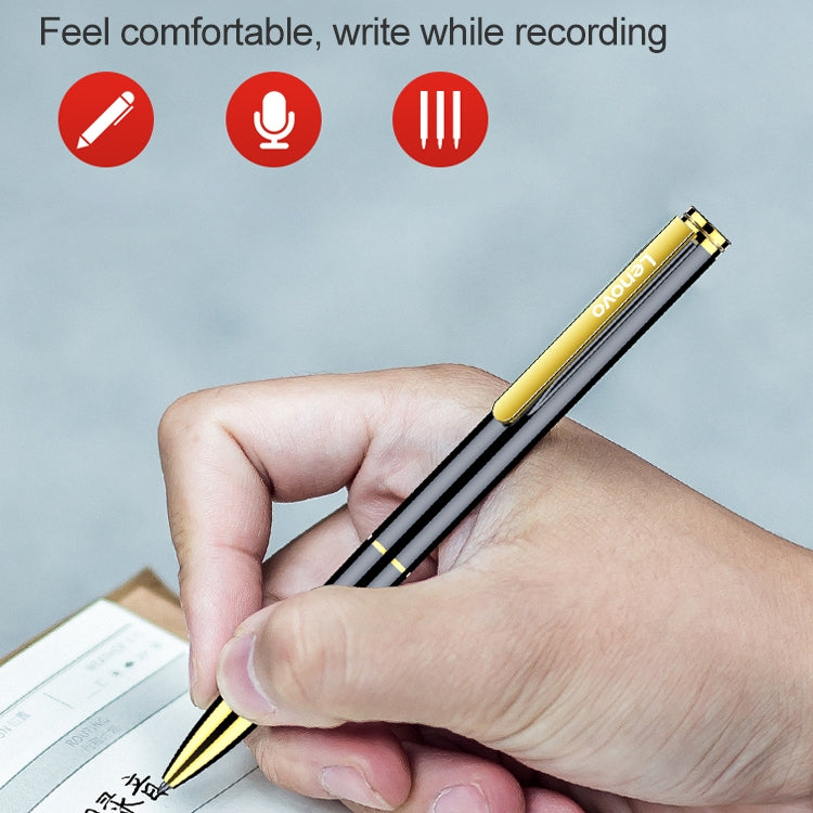 Original Lenovo B628 32GB Intelligent Voice Control Noise Reduction Pen Shape Recording Pen - Recording Pen by Lenovo | Online Shopping South Africa | PMC Jewellery