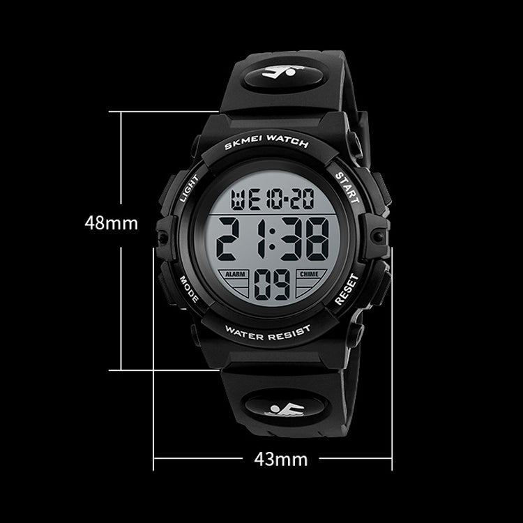 SKMEI 1258 Multifunctional Outdoor Sports Noctilucent Waterproof Wrist Watch, Size: S(Blue) - free shipping - PMC TechLife - Order now!
