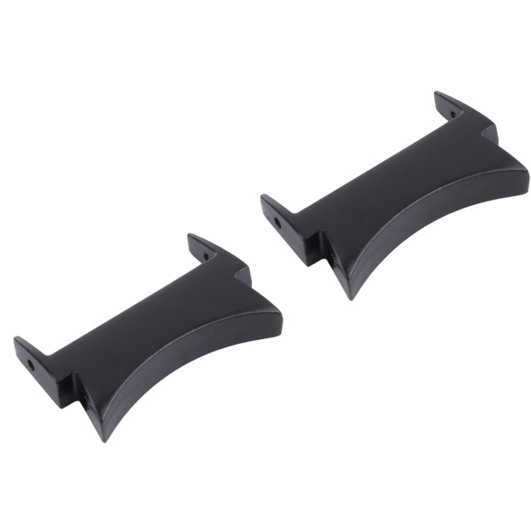 1 Pair For Samsung Galaxy Watch4 40mm / 44mm Smart Watch Watchband Connector Converter (Black) - free shipping - PMc TechLife - Order now!
