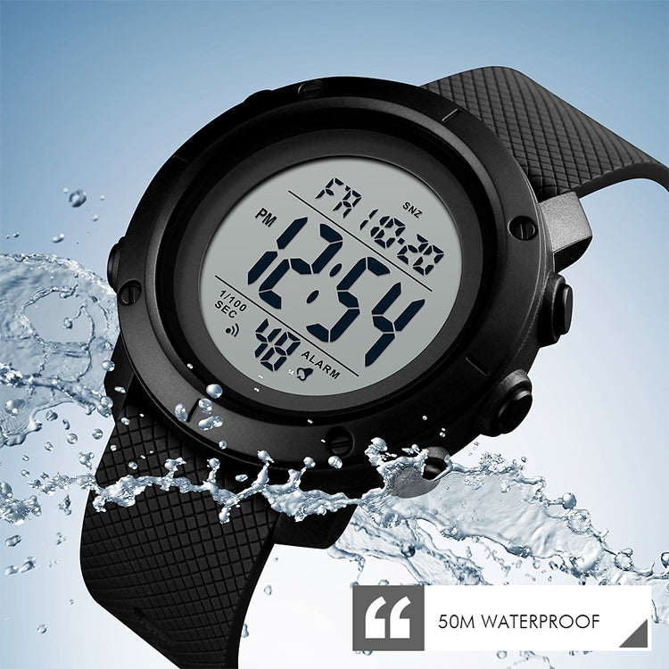 SKMEI 1426 Multifunctional Outdoor Fashion Noctilucent Waterproof White Machine Rubber Ring Digital Watch(Army Green) - free shipping - PMC TechLife - Order now!