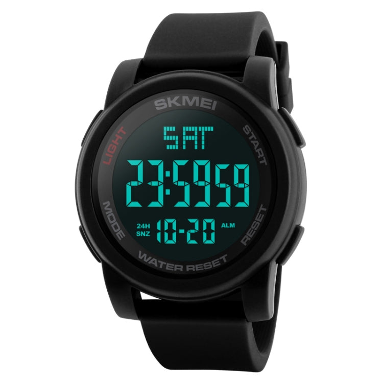 SKMEI 1257 Men Fashionable Outdoor 50m Waterproof Digital Watch Sports Wrist Watch(Black) - free shipping - PMC TechLife - Order now!