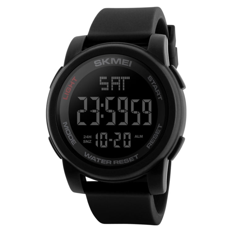 SKMEI 1257 Men Fashionable Outdoor 50m Waterproof Digital Watch Sports Wrist Watch(Black) - free shipping - PMC TechLife - Order now!