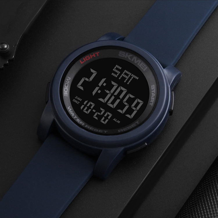 SKMEI 1257 Men Fashionable Outdoor 50m Waterproof Digital Watch Sports Wrist Watch(Black) - free shipping - PMC TechLife - Order now!