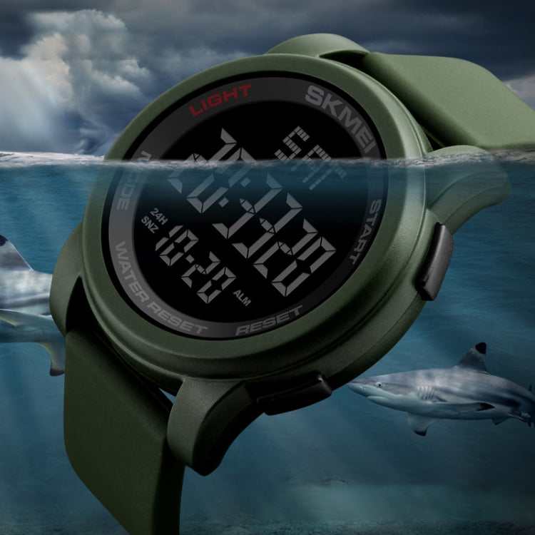 SKMEI 1257 Men Fashionable Outdoor 50m Waterproof Digital Watch Sports Wrist Watch(Blue) - free shipping - PMC TechLife - Order now!