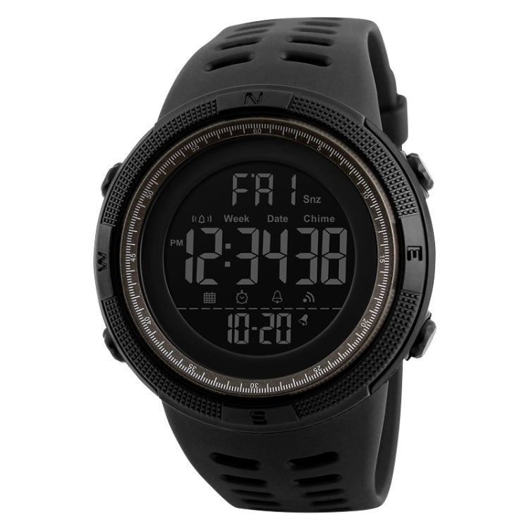 SKMEI 1251 Men Fashionable Outdoor 50m Waterproof Sports Watch Digital Watch with PU Watchband(Grey) - free shipping - PMC TechLife - Order now!