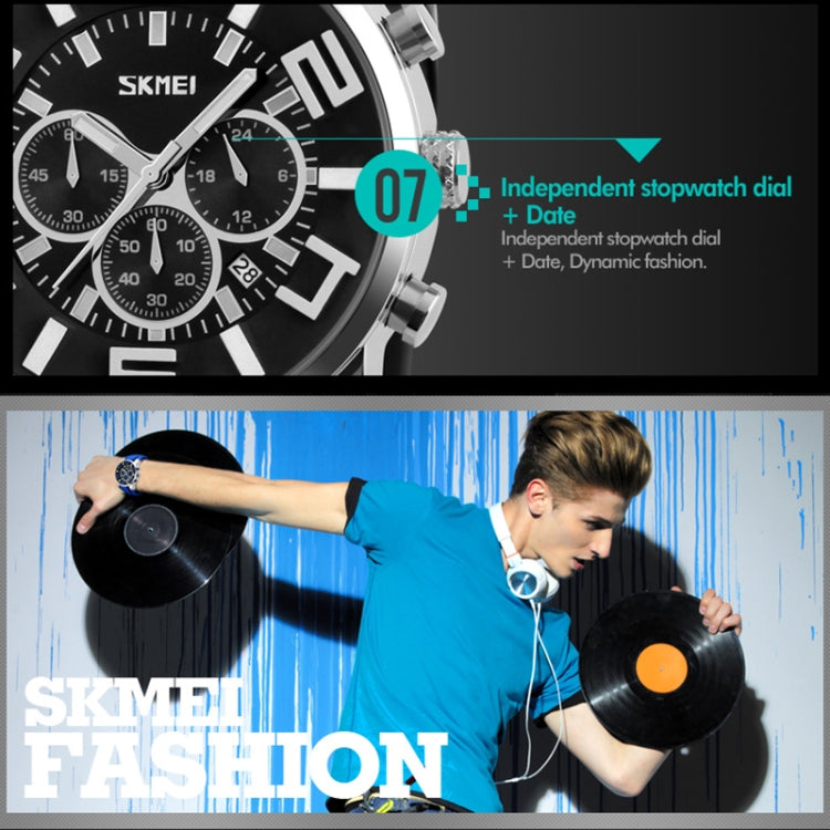 SKMEI 9128 Fashion Multifunctional 3D Large Dial Sports Wristwatch 30m Waterproof Quartz Watch(Green) - free shipping - PMC TechLife - Order now!