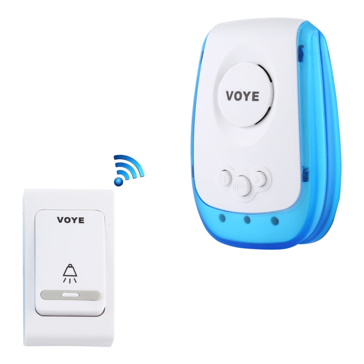 VOYE V009B Home Music Remote Control Wireless Doorbell with 38 Polyphony Sounds, US Plug (White) - Wireless Doorbell by VOYE | Online Shopping South Africa | PMc TechLife | Buy Now Pay Later Mobicred