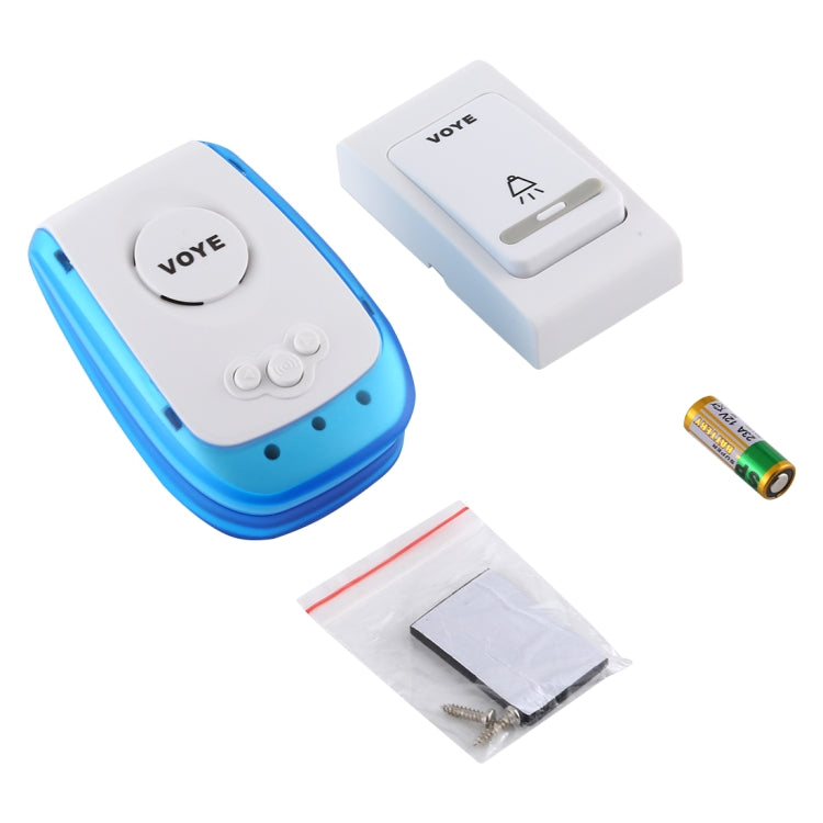 VOYE V009B Home Music Remote Control Wireless Doorbell with 38 Polyphony Sounds, US Plug (White) - Wireless Doorbell by VOYE | Online Shopping South Africa | PMc TechLife | Buy Now Pay Later Mobicred