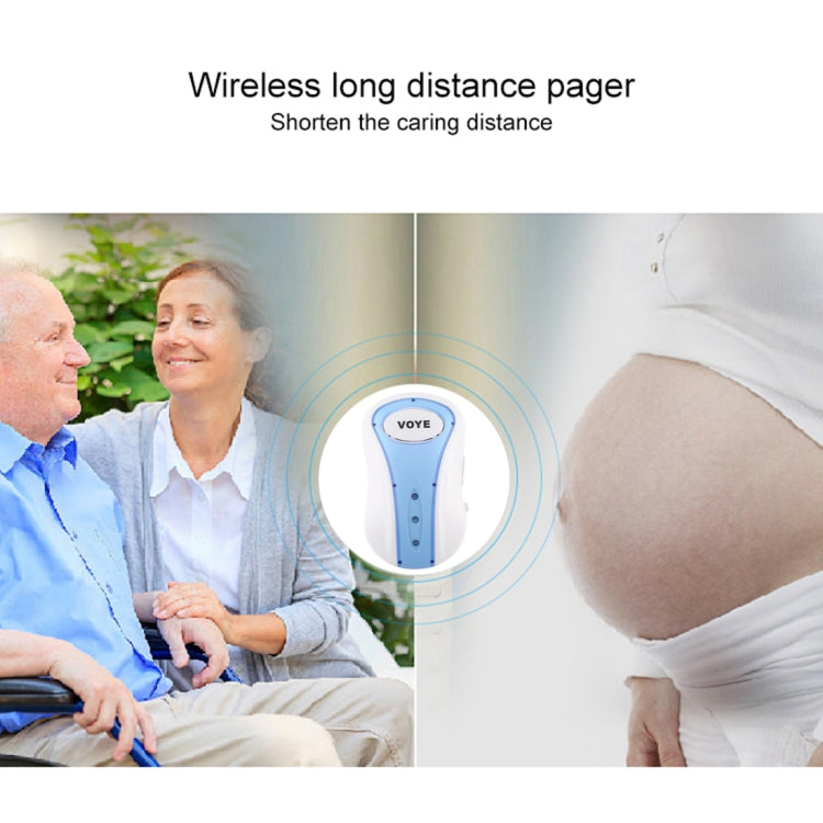 VOYE V008A Home Music Remote Control Wireless Doorbell with 38 Polyphony Sounds, US Plug(White) - Wireless Doorbell by VOYE | Online Shopping South Africa | PMc TechLife | Buy Now Pay Later Mobicred