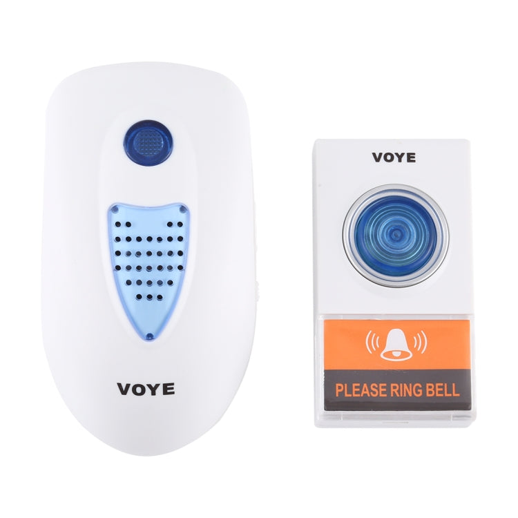 VOYE V003A Home Music Remote Control Wireless Doorbell with 38 Polyphony Sounds, US Plug (White) - Wireless Doorbell by VOYE | Online Shopping South Africa | PMc TechLife | Buy Now Pay Later Mobicred