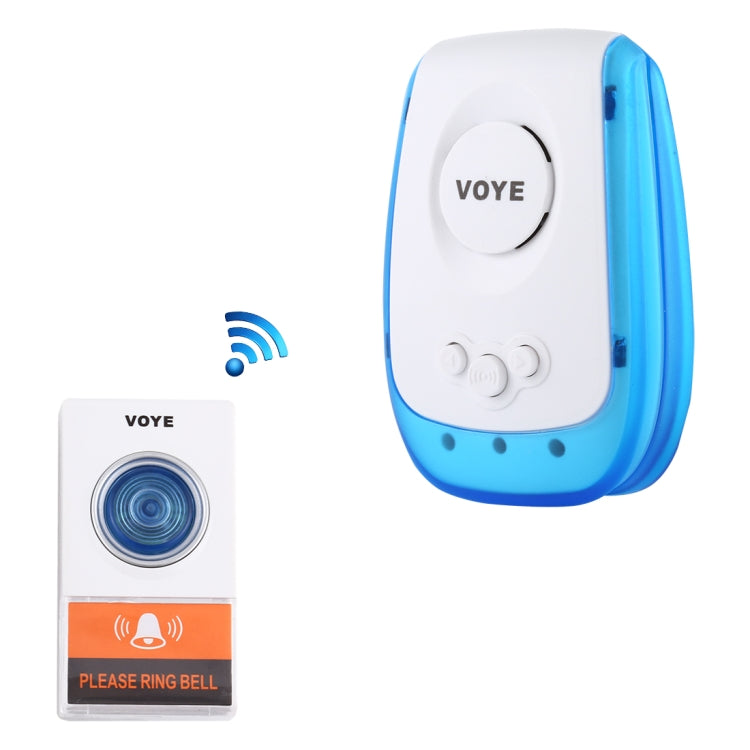 VOYE V009A Home Music Remote Control Wireless Doorbell with 38 Polyphony Sounds, US Plug (White) - Wireless Doorbell by VOYE | Online Shopping South Africa | PMc TechLife | Buy Now Pay Later Mobicred