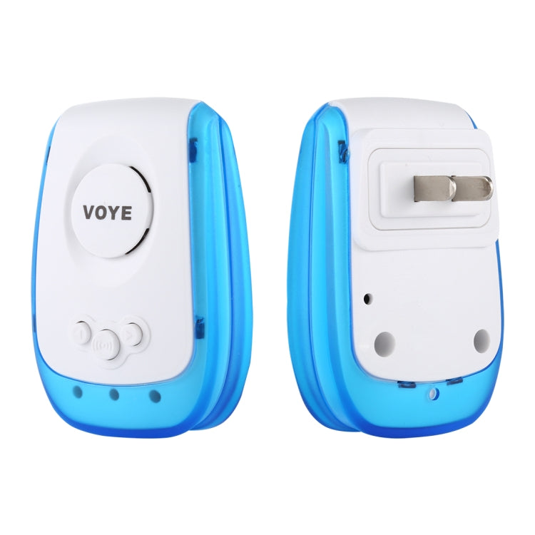 VOYE V009A Home Music Remote Control Wireless Doorbell with 38 Polyphony Sounds, US Plug (White) - Wireless Doorbell by VOYE | Online Shopping South Africa | PMc TechLife | Buy Now Pay Later Mobicred