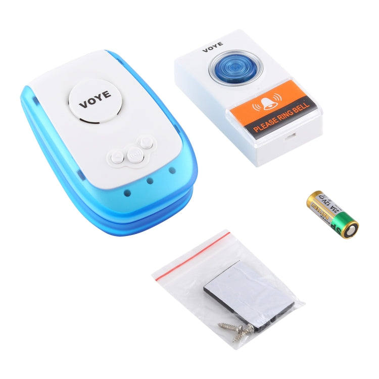 VOYE V009A Home Music Remote Control Wireless Doorbell with 38 Polyphony Sounds, US Plug (White) - Wireless Doorbell by VOYE | Online Shopping South Africa | PMc TechLife | Buy Now Pay Later Mobicred