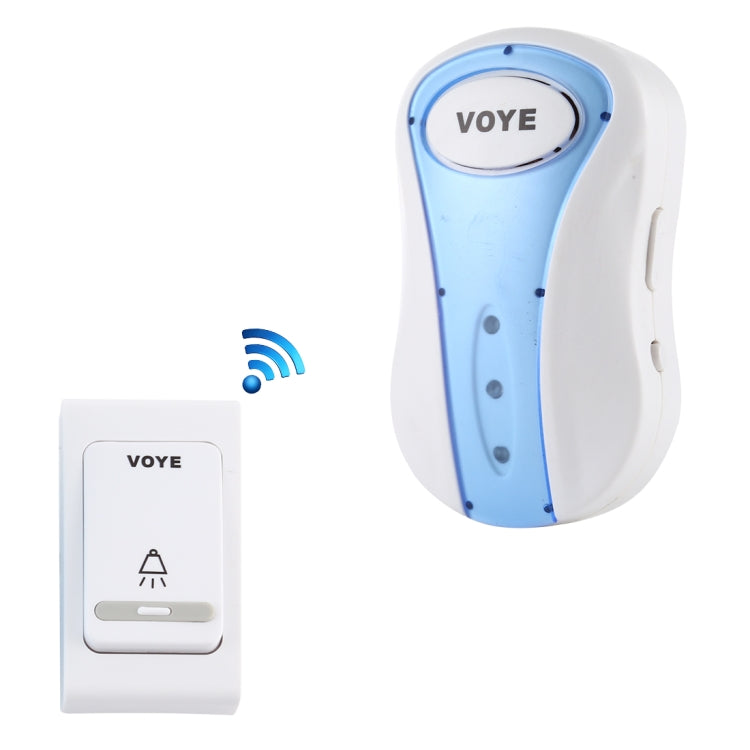 VOYE V008B Home Music Remote Control Wireless Doorbell with 38 Polyphony Sounds, US Plug (White) - Wireless Doorbell by VOYE | Online Shopping South Africa | PMc TechLife | Buy Now Pay Later Mobicred