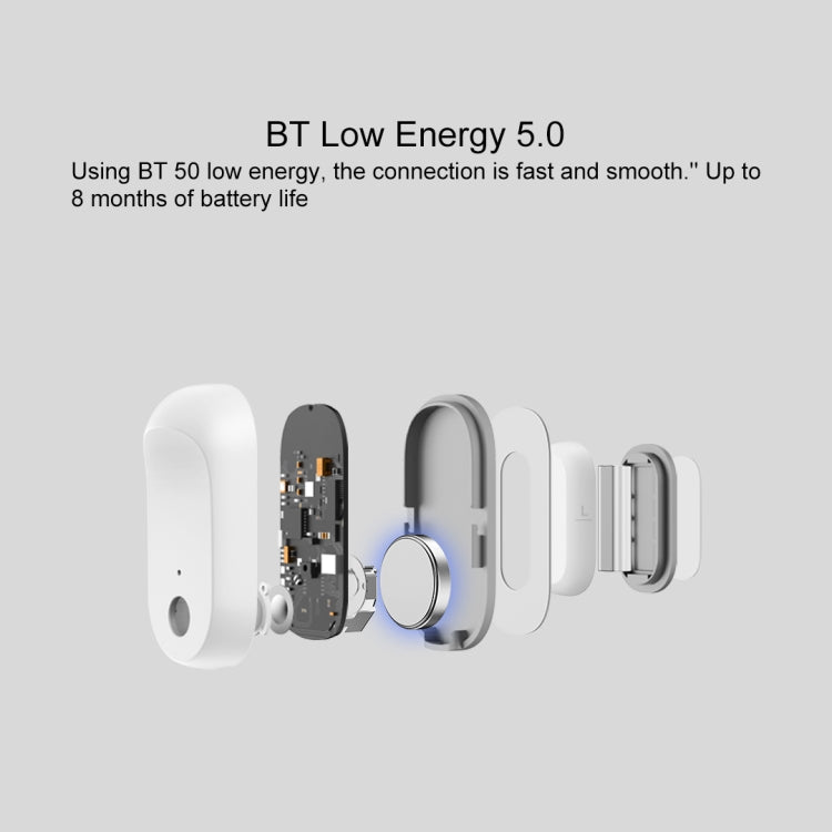 Original Xiaomi Youpin qingping Door and Window Opening and Closing Sensor, Need to be used with CA1001(White) - Others Alarm by Xiaomi | Online Shopping South Africa | PMC Jewellery | Buy Now Pay Later Mobicred