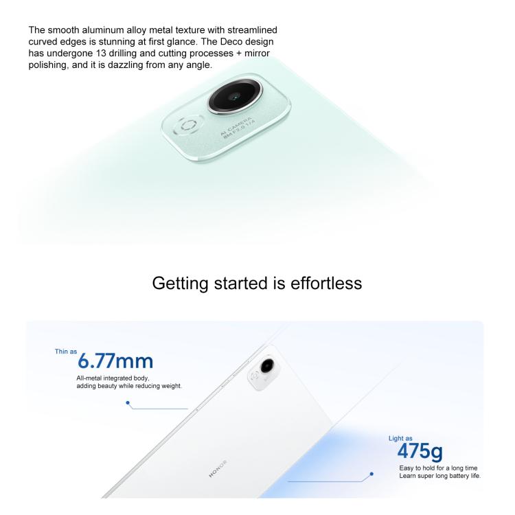 Honor Pad X9 Pro WiFi Tablet PC, 11.5 inch 8GB+128GB MagicOS 9.0 Qualcomm Snapdragon 685 Octa Core (Grey) - free shipping - PMc TechLife - Order now!